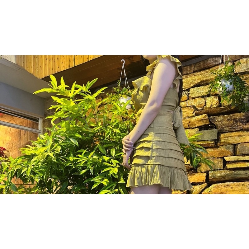 Tl Đầm tay cánh tiên váy tầng xinh