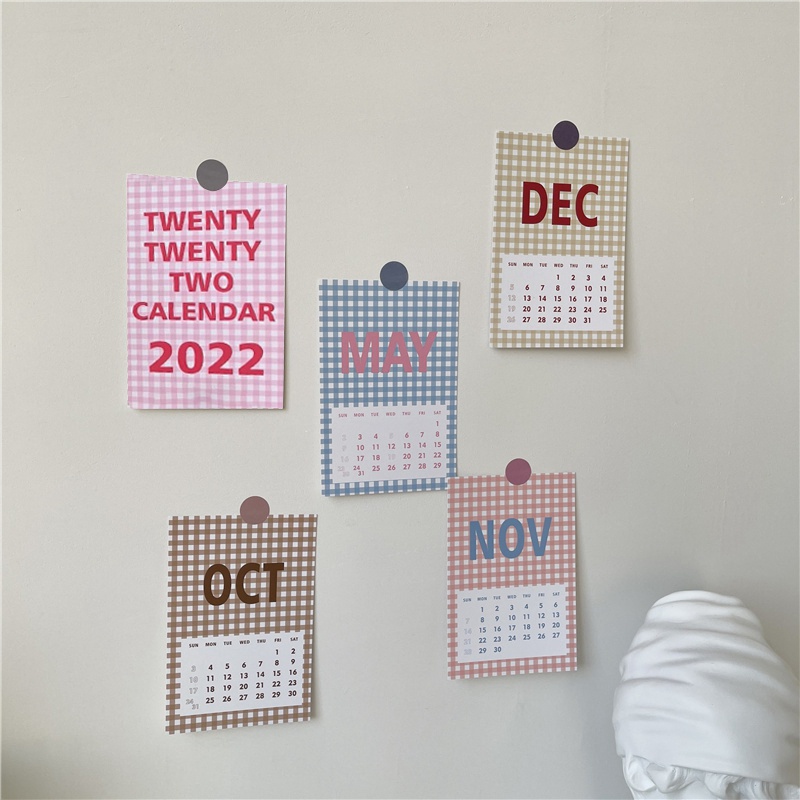 Bộ 13 thẻ giấy 2022 trang trí tường phong cách retro