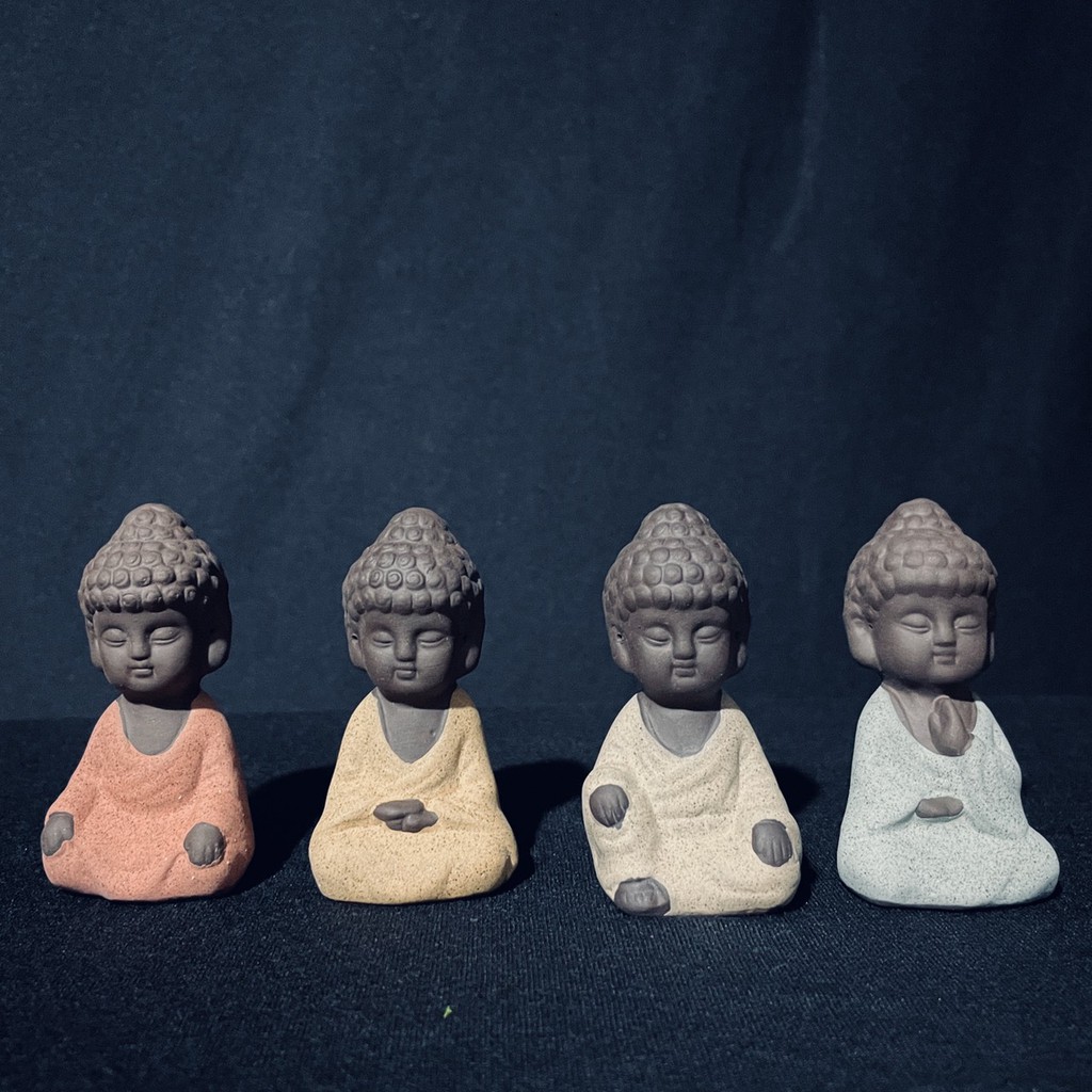 Tượng Phật Như Lai nhỏ Trang trí xuyên biên giới Little Monk Phụ kiện ô tô Hoa Vật nuôi Bonsai Phụ kiện bể cá Cảnh quan. | BigBuy360 - bigbuy360.vn