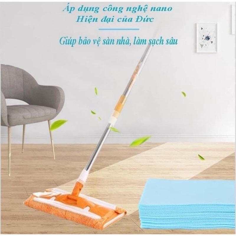 Giấy Lau Sàn Nhà, Tẩy Sạch Vết Bẩn, Diệt Khuẩn, Hương Thơm Tự Nhiên ( Gói 30 Miếng )