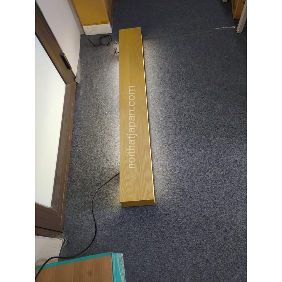 Đèn gỗ treo thả bàn ăn, kt 90 x 11 x 10 cm gồm dây đèn led tiết kiệm điện