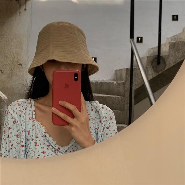 Nón Bucket Che Nắng Phong Cách Hàn Quốc Thời Trang Xuân Hè Cho Nữ