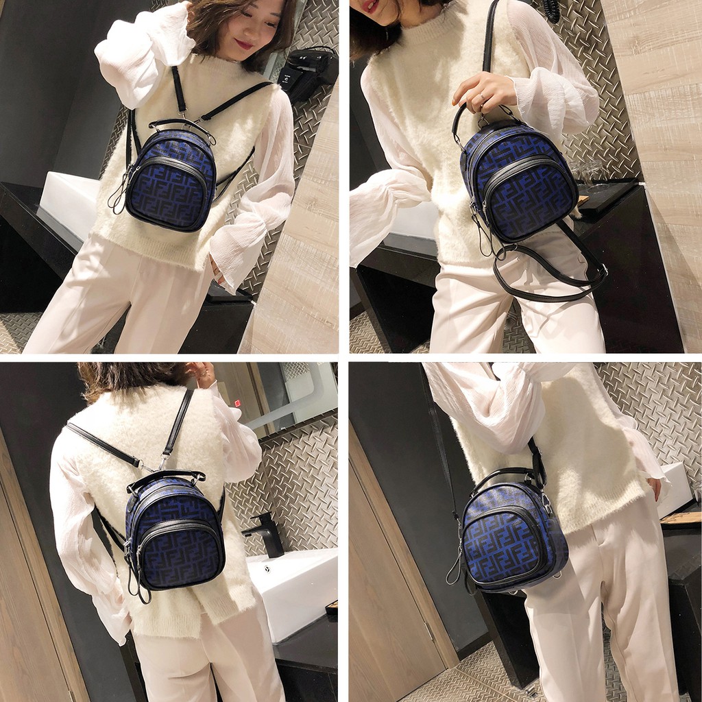 Balo Mini Cao Cấp Hoa Văn FANPINBAG Hottrend P987