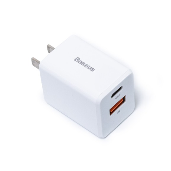 Sạc 2 cổng 18w BASEUS Traveler PPS Quick charger (U+C) (CN) CCEZ-02