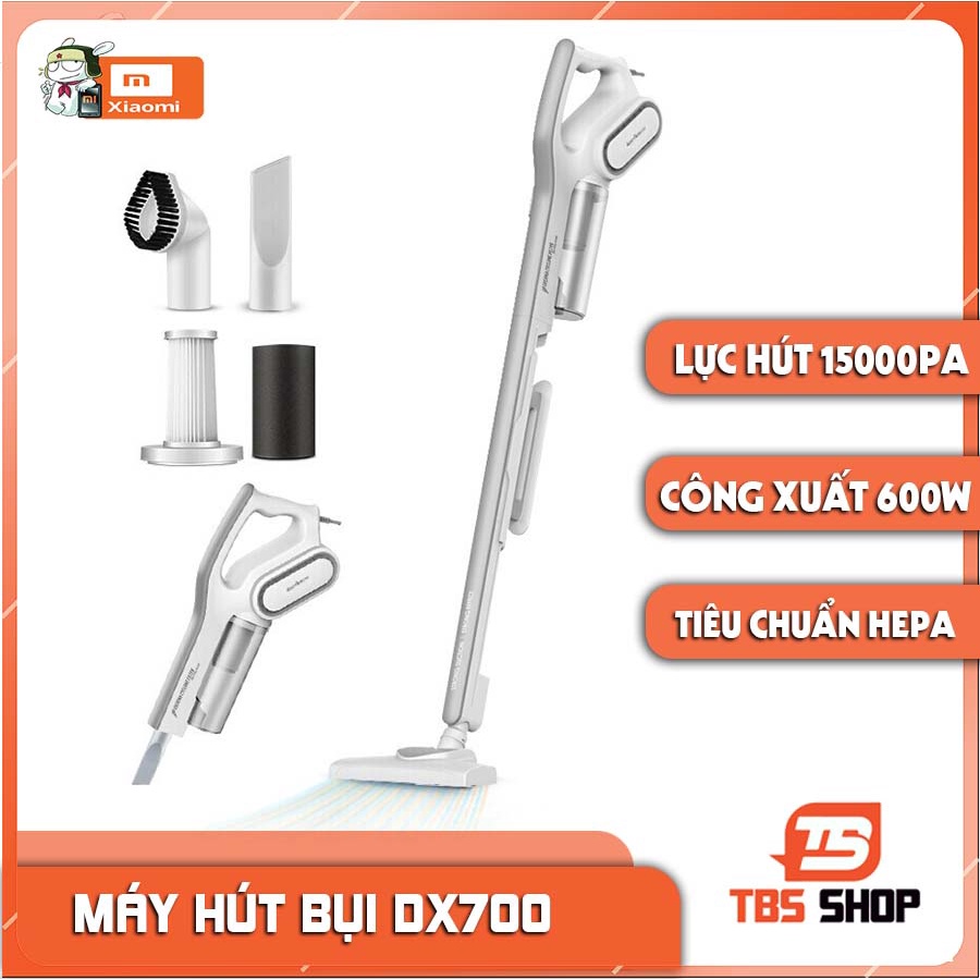 Máy hút bụi cầm tay Xiaomi Deerma Dx700 - Máy hút bụi cầm tay 600W 16000Pa