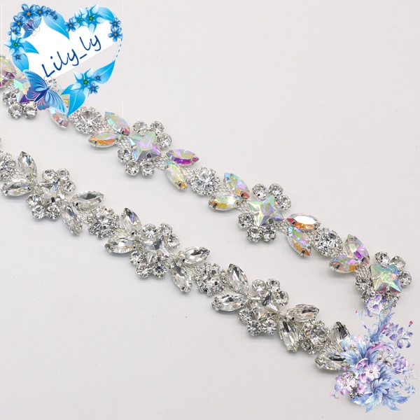 1904773     Phụ Kiện Dây Xích Đính Đá Trang Trí Váy Cưới Phong Cách Mới diy