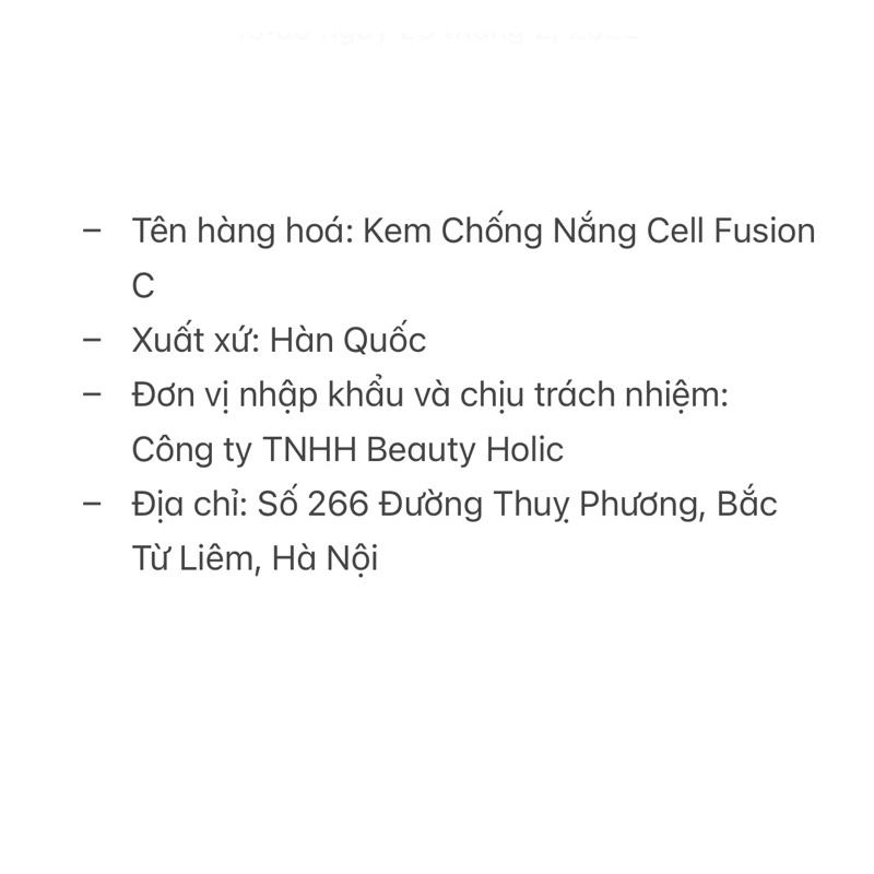 Kem Chống Nắng Cell Fusion C Mẫu Mới - Đỏ, Xanh, Hồng