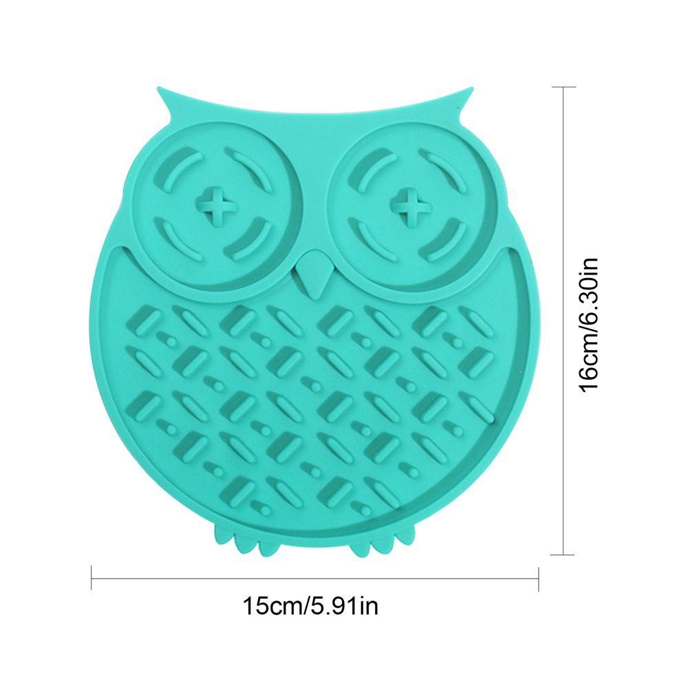 Giovanni Thảm Ăn Bằng Silicone Hình Cú Mèo Nhỏ Vừa Và Chậm Cho Thú Cưng