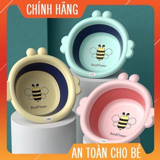 [RẺ VÔ ĐỊCH] Chậu rửa mặt gấp gọn cho bé - Chậu rửa mặt gấp gọn Chú Ong [ẢNH THẬT]