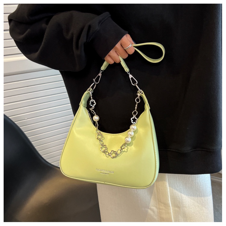 Túi Đeo JASMIN NOIR Chéo Da PU Hình Bán Nguyệt Xinh Xắn Cho Nữ