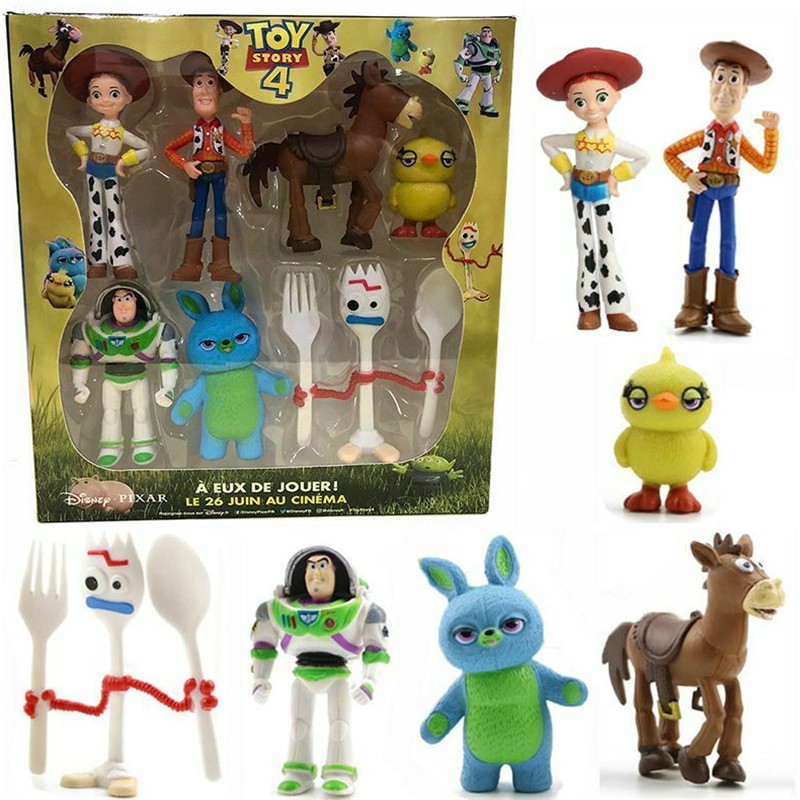 Set 7 Mô Hình Nhân Vật Phim Hoạt Hình Toy Story 4 Woody