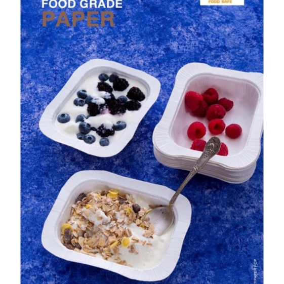 10 Khay giấy Fancy Thái Lan 650ml - không nắp