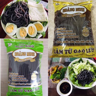 Mì bún phở gạo lứt đen đặc sản Hoàng Minh siêu rẻ (500g)