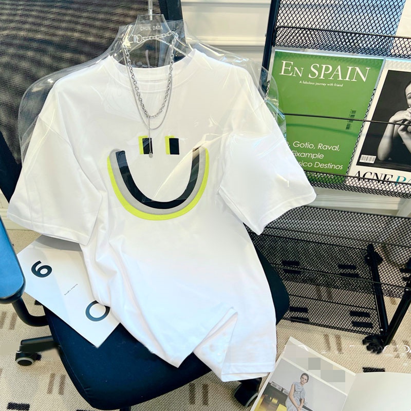 NRVP Áo thun tay ngắn cổ tròn 100% cotton thời trang phong cách Hàn Quốc cho nữ