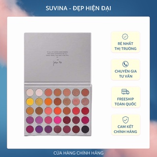 Bảng màu mắt morphe jaclyn hill xiuxiu 35 màu nội địa, bám màu cực chuẩn