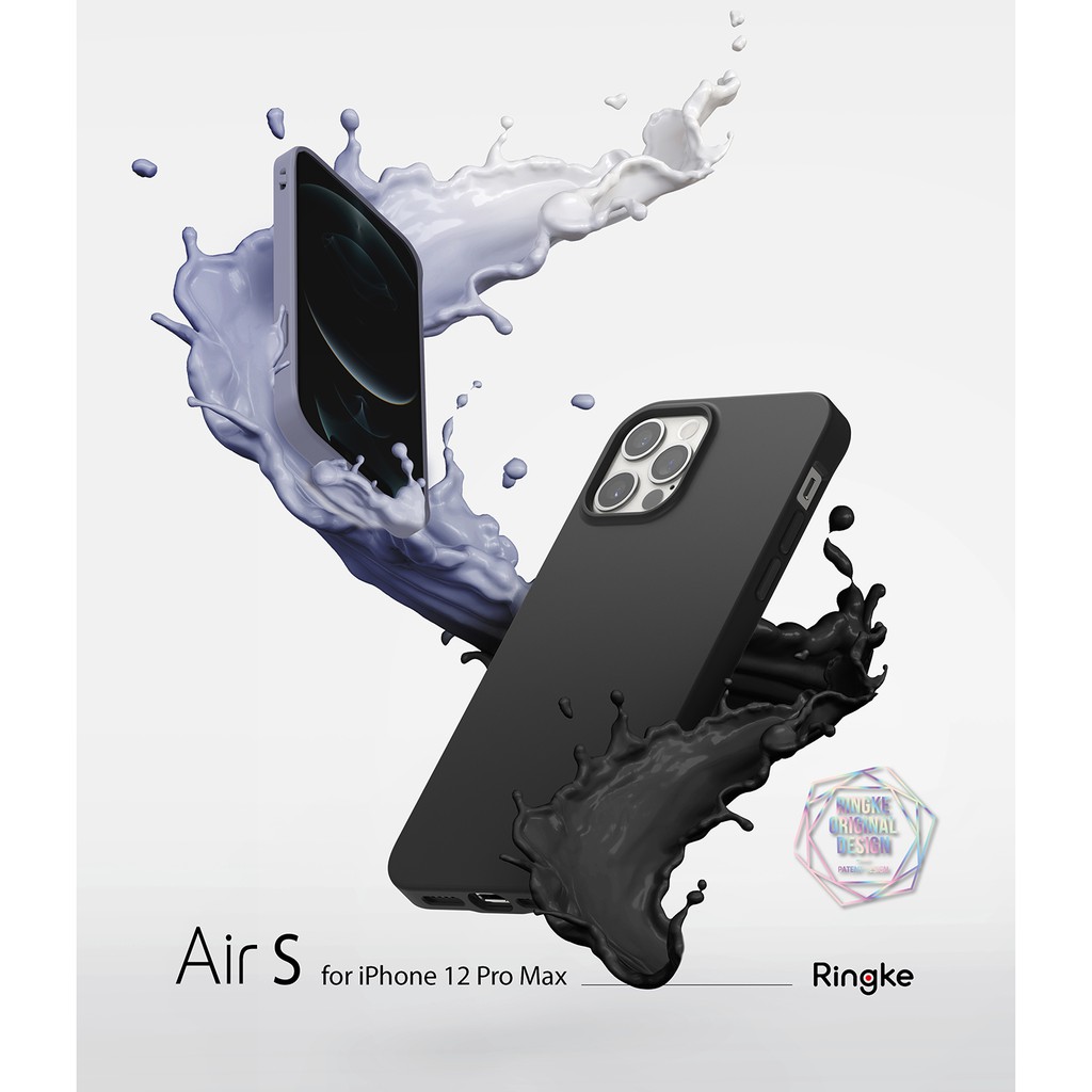Ốp điện thoại TPU Ringke Air-S mềm chất lượng cao cho iPhone 12 mini 12 Pro Max