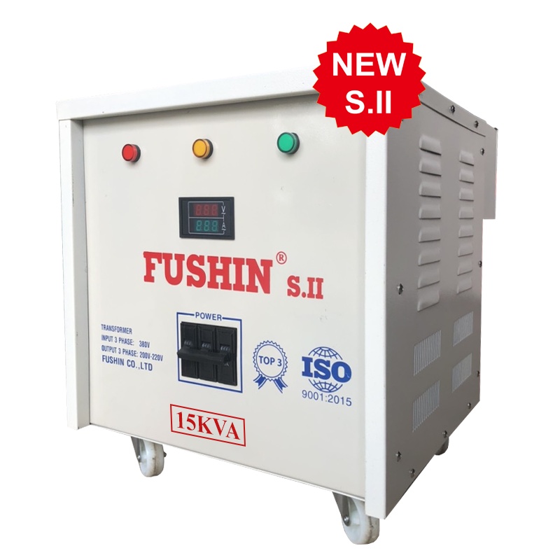 Biến áp 3 pha 380V/220V 15KVA