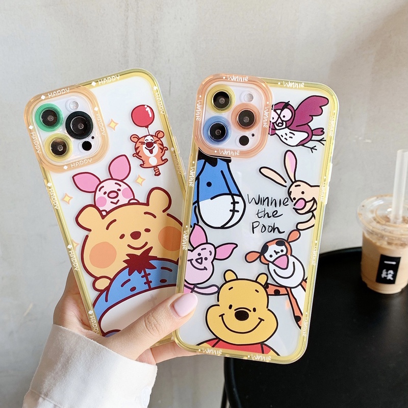 Ốp Điện Thoại Silicon TPU Mềm Chống Rơi Hình Hoạt Hình Disney Cho iPhone 12 Pro 11 Pro XS Max X XR 7 8 Plus