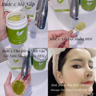 Bột rữa mặt đánh bay mụn ngọc linh sâm handmade