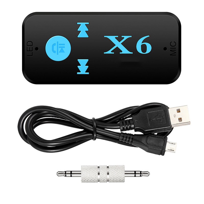 Thiết Bị Nhận Tín Hiệu Bluetooth X6 Jack 3.5mm Cho Xe Ô Tô