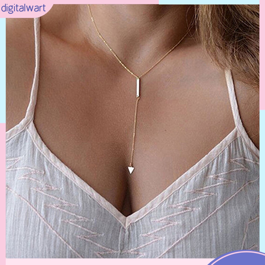 Dây chuyền kim loại thiết kế thanh lịch đơn giản nhỏ xinh dành cho nữ