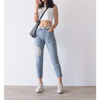 QUẦN JEANS RÁCH ĐÙI