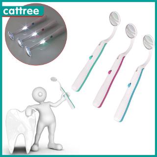 Dental Lighted Mirror LED Dentist Mirror Plastic Light