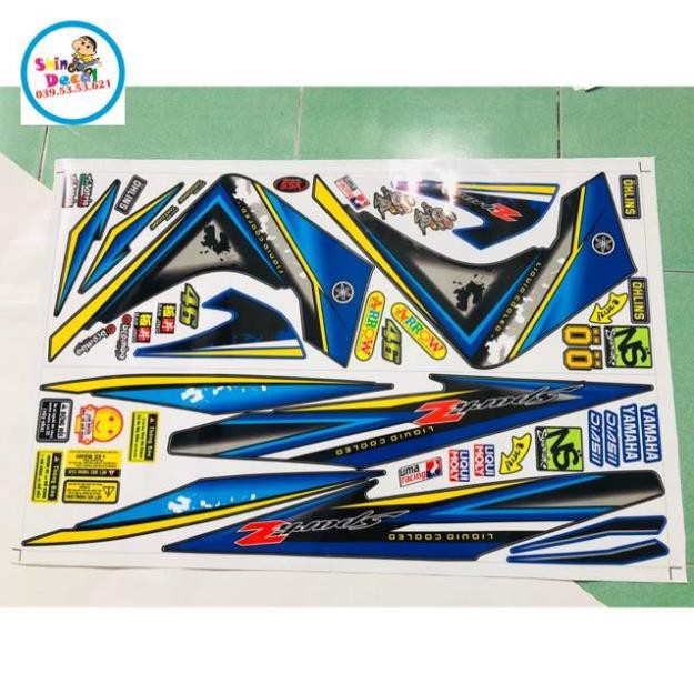 Tem rời ex 2010 dán xe đen sản phẩm giống y hình 100%