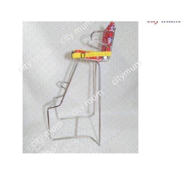 Ghế đi xe ga inox cho bé