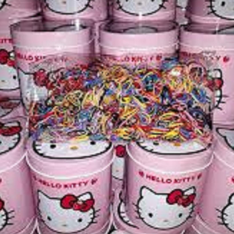 HỘP 2000 CHUN BUỘC TÓC KITTY DÀNH CHO BÉ
