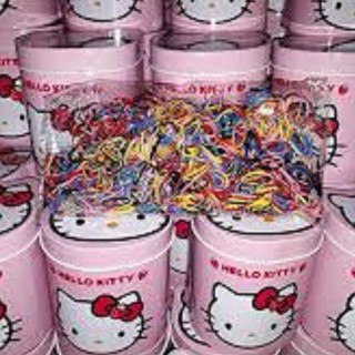 Hộp 2000 chun buộc tóc kitty dành cho bé