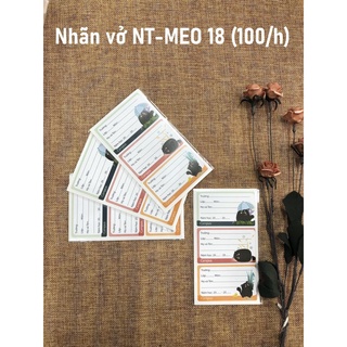 Nhãn vở Campus nhiều hình