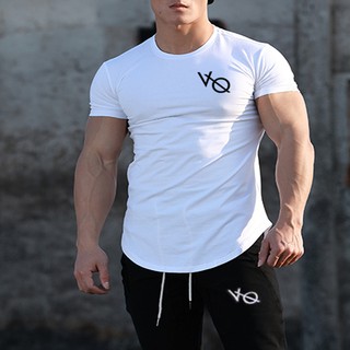 Áo Thun VANQUISH Trắng Nam Chuyên Tập Gym Cao Cấp