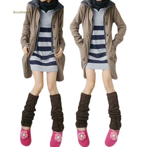 Tất ống đan len giữ ấm