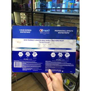 Combo Miếng dán trắng răng Crest 3D Whitestrips Professional Effects