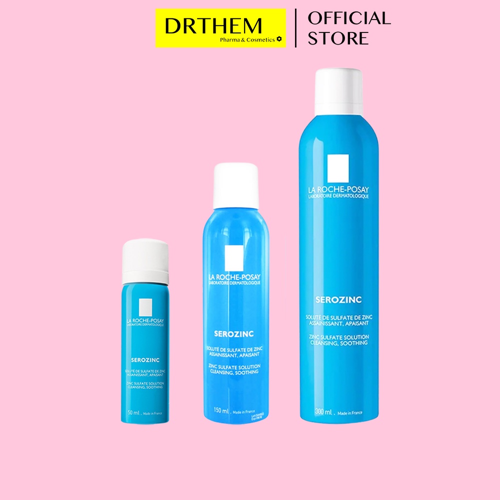 Nước Xịt Khoáng La Roche-Posay SerozinC 150ml - 300ml - Giúp Làm Sạch Và Dịu Da - Cho Da Dầu Mụn