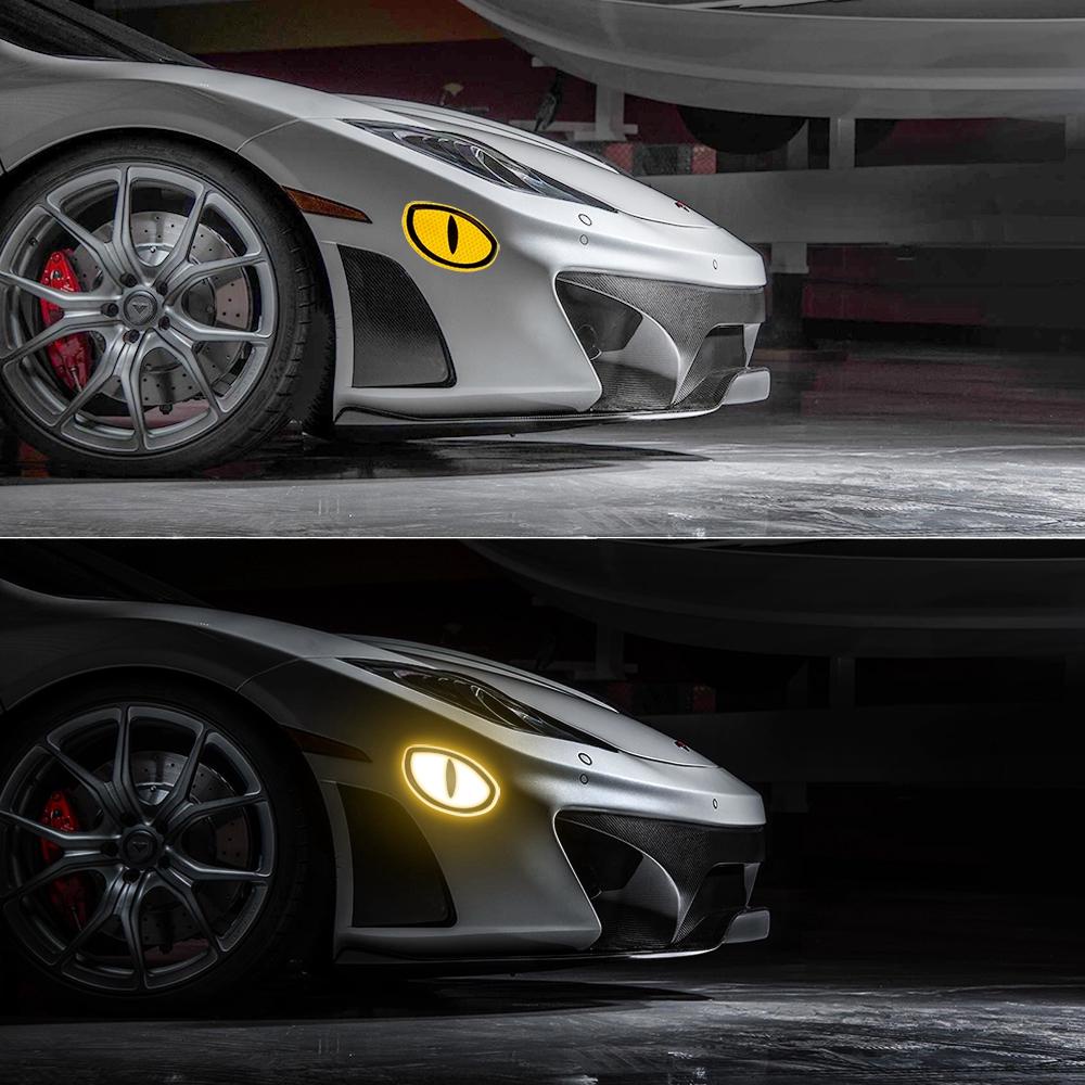 Miếng Dán Phản Quang Cảnh Báo An Toàn Chống Thấm Nước Cho Gương Chiếu Hậu Xe Hơi