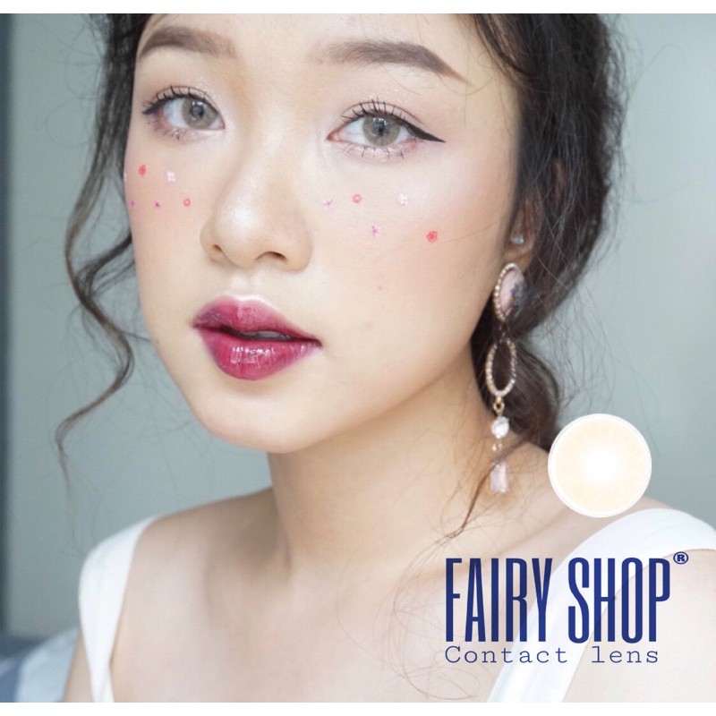 Kính Áp tròng HD1 brown 14.0 - Kính Áp Tròng FAIRY SHOP CONTACT LENS độ 0 đến 7