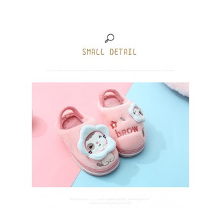 Giày trẻ em, giày mùa đông cho bé giày bông cực ấm hàng đẹp họa tiết bông hoa