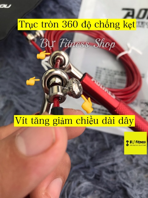 Dây Nhảy Thể Dục Aolikes Tay Nắm Hợp Kim Nhôm Chắc Chắn Bền Bỉ