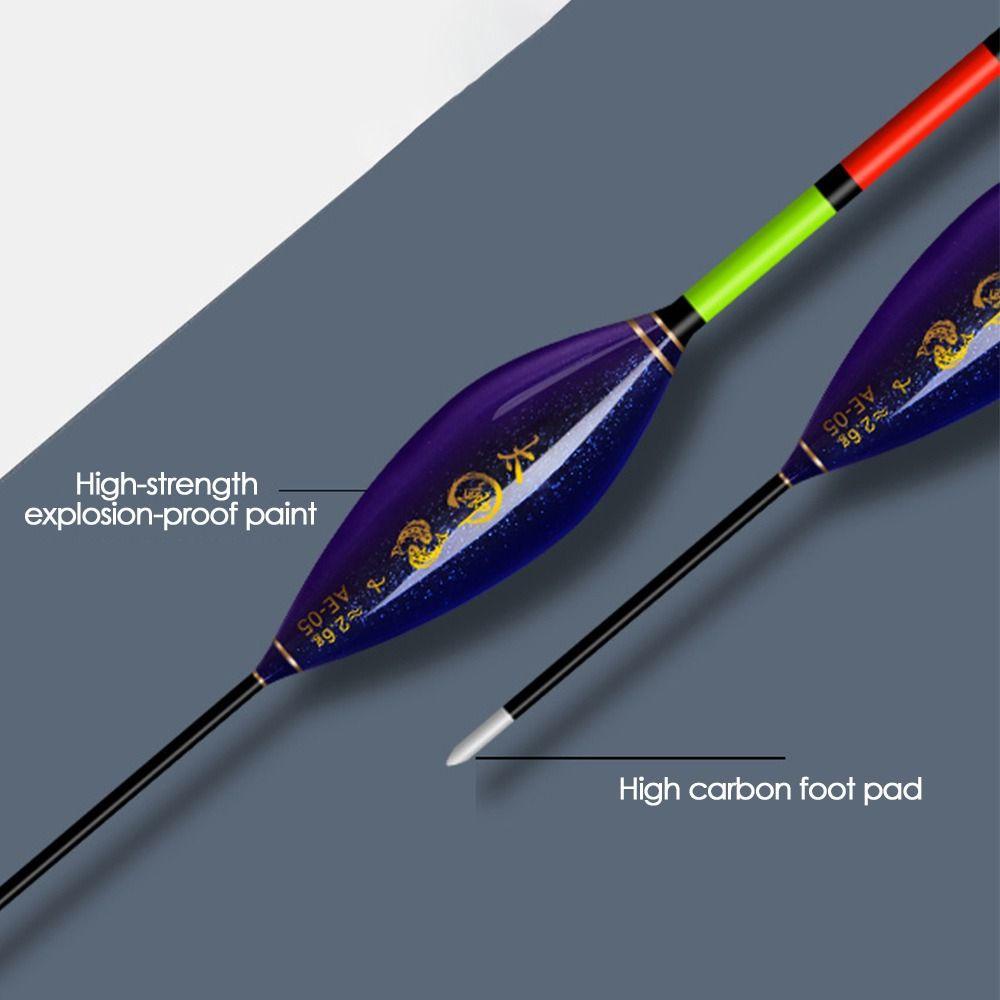 MUVAKO Set 2 Phao Câu Cá Điện Tử Có Đèn LED Thay Đổi Màu Sắc