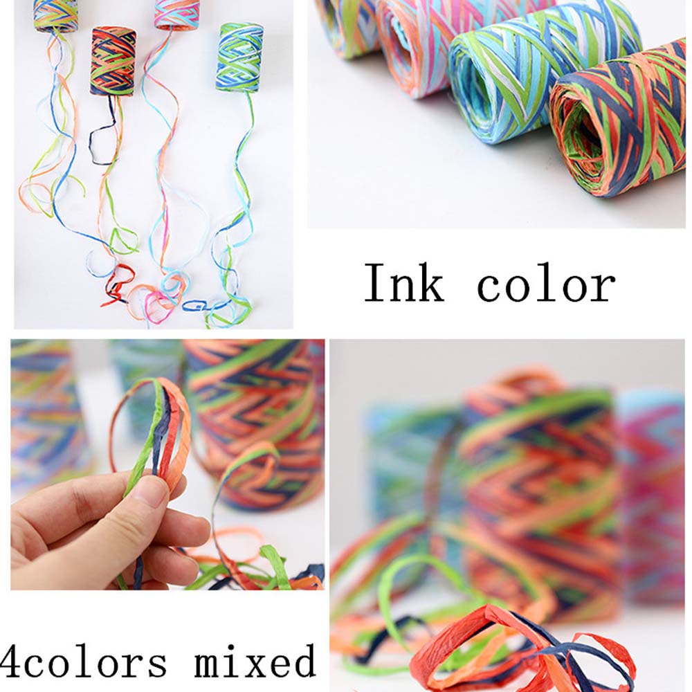 SEPTEMBER DIY Raffia Rope Handmade Gifts Packing Thread Wrapping Ribbon Flowers Bouquet Christmas Colorful Craft Rainbow For Card Gifts Cake Box Packaging Party Accessories
