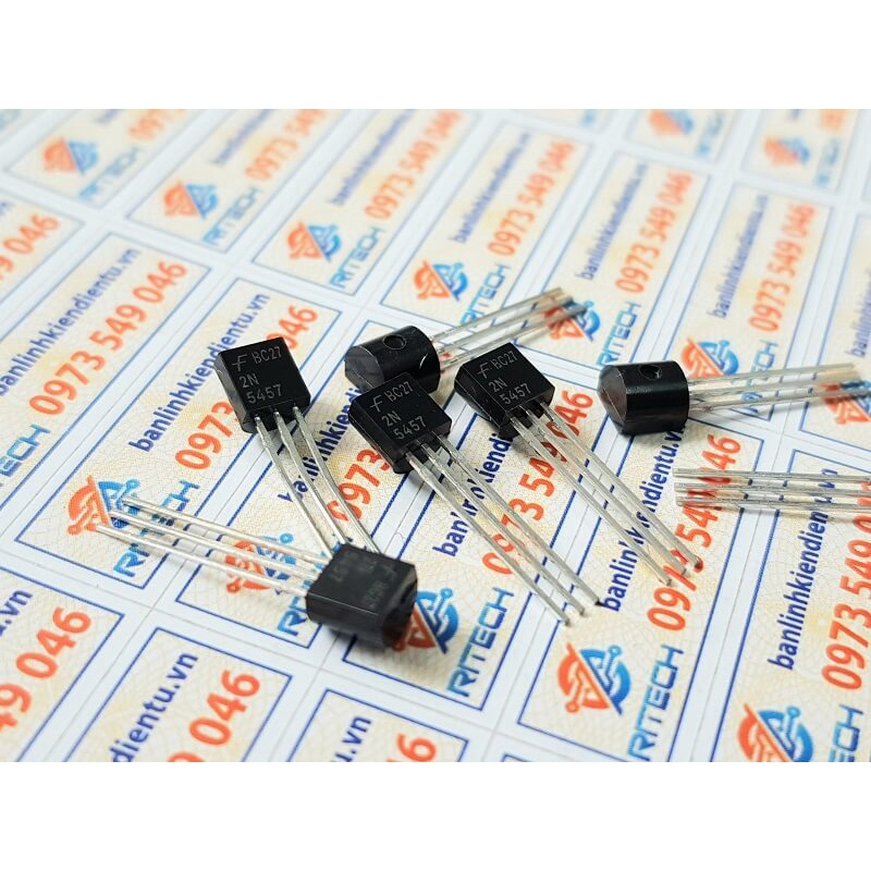 [Combo 5 chiếc] 2N5457 Transistor Khuếch Đại Tín Hiệu 25V/0.01A TO-92