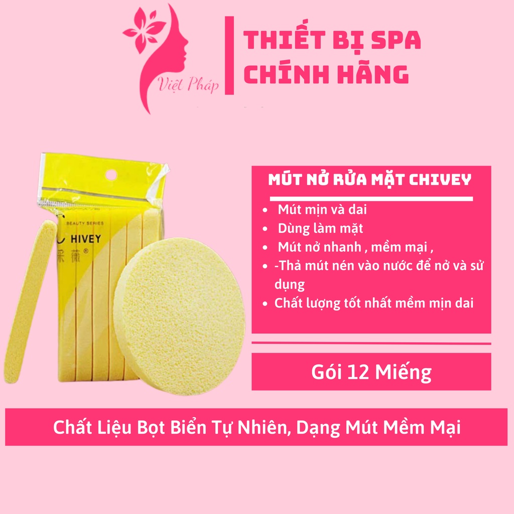 Bông mút bọt biển rửa mặt mềm mịn chuẩn loại 1