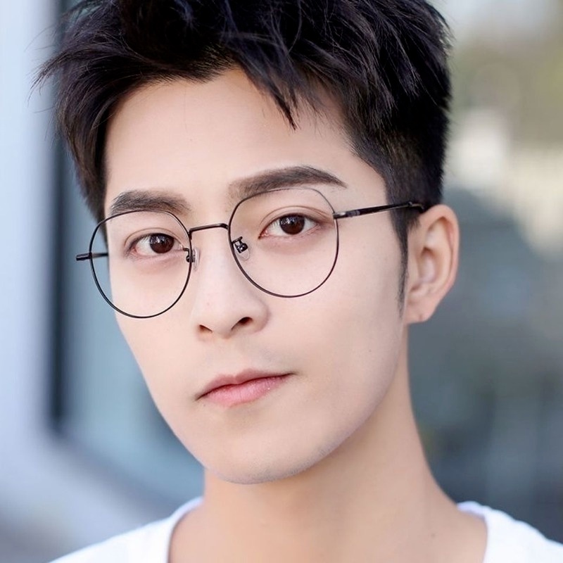 Kính Xanh Gọng Tròn/hộp Vuông Thời Trang Hàn Quốc Cho Nữ / Nam