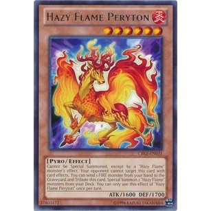 Thẻ bài Yugioh - TCG - Hazy Flame Peryton / CBLZ-EN031'