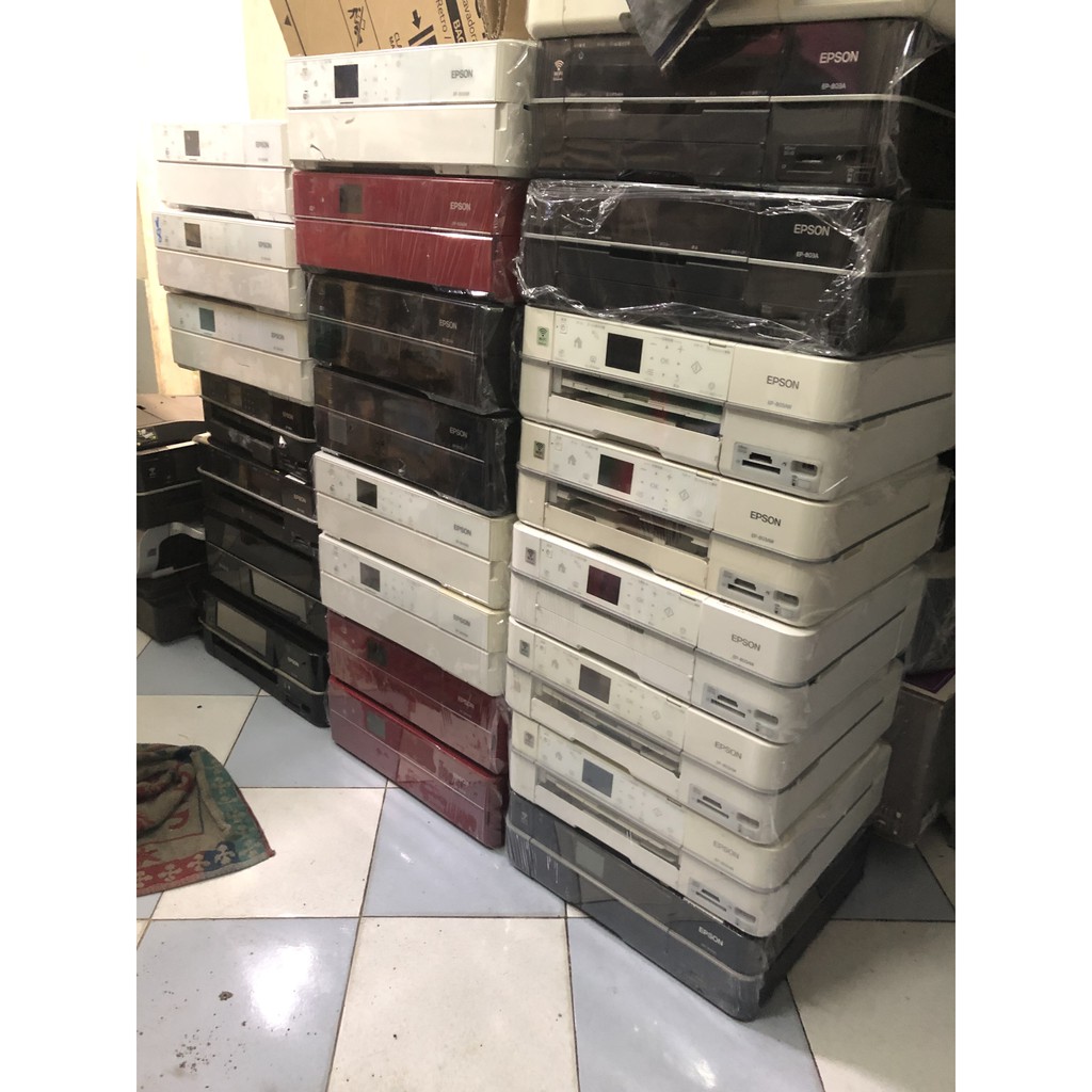Máy in Epson EP - 804A in phun 6 màu hàng Nhật, chuyên in ảnh lấy liền, mới 95% - TẶNG KÈM SẤP GIÁY IN ẢNH 2 MẶT 210G