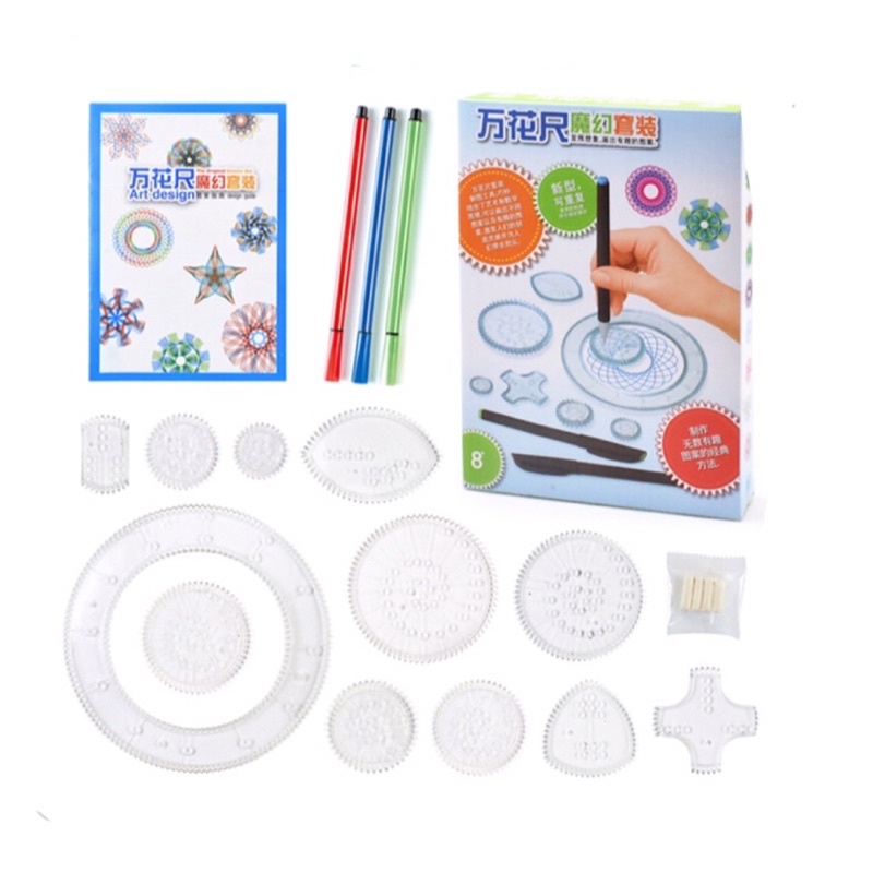 Bộ đồ chơi bút vẽ ma thuật 17 chi tiết bé thoả sức sáng tạo những bức tranh huyền ảo