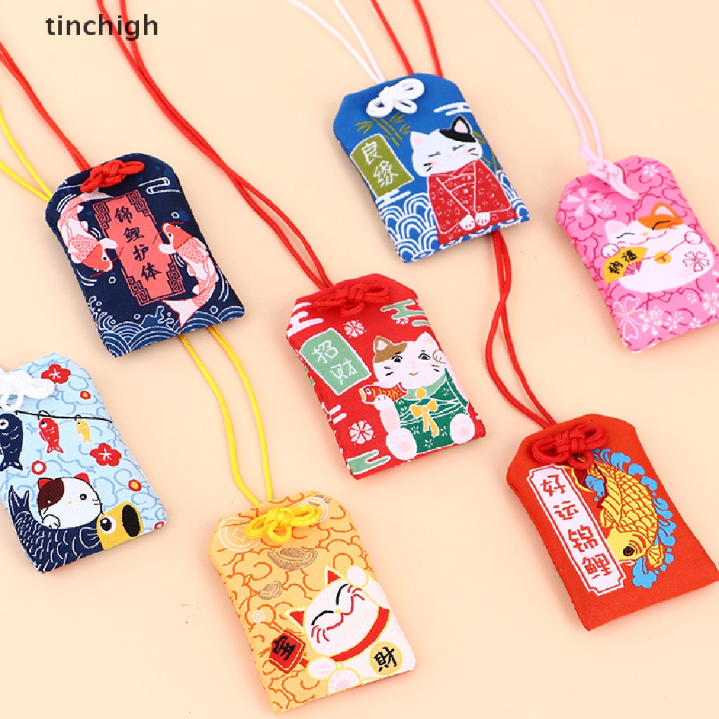 [TICHIG] Mặt Dây Chuyền Cầu Nguyện Omamori Pray Tài Lộc Tài Lộc Bảo Vệ Sức Khỏe Tài