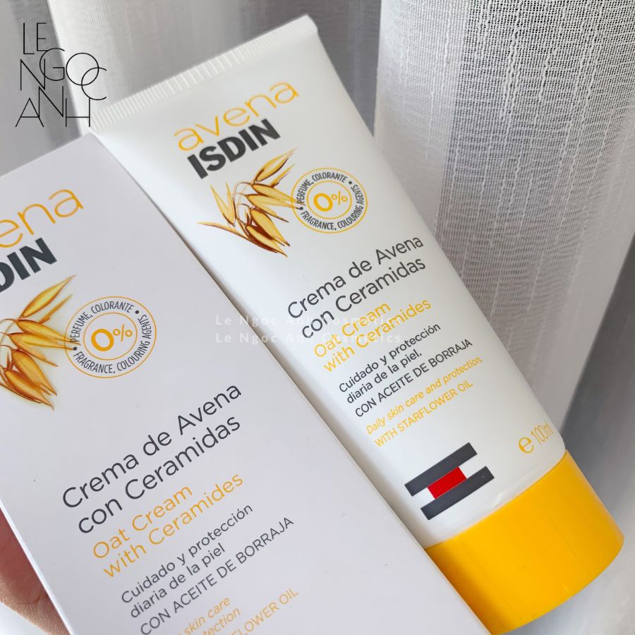 Kem dưỡng ẩm, phục hồi yến mạch Avena Isdin Crema de Avena con Ceramidas
